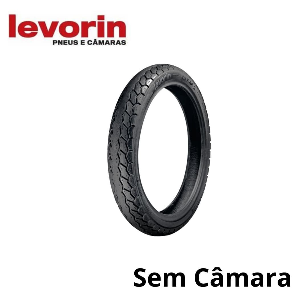 Pneu Traseiro 90/90-18 Levorin Dakar 2 Uso Sem Câmara Fan150 Titan150 Fan160 Titan160 Ybr Factor Yes