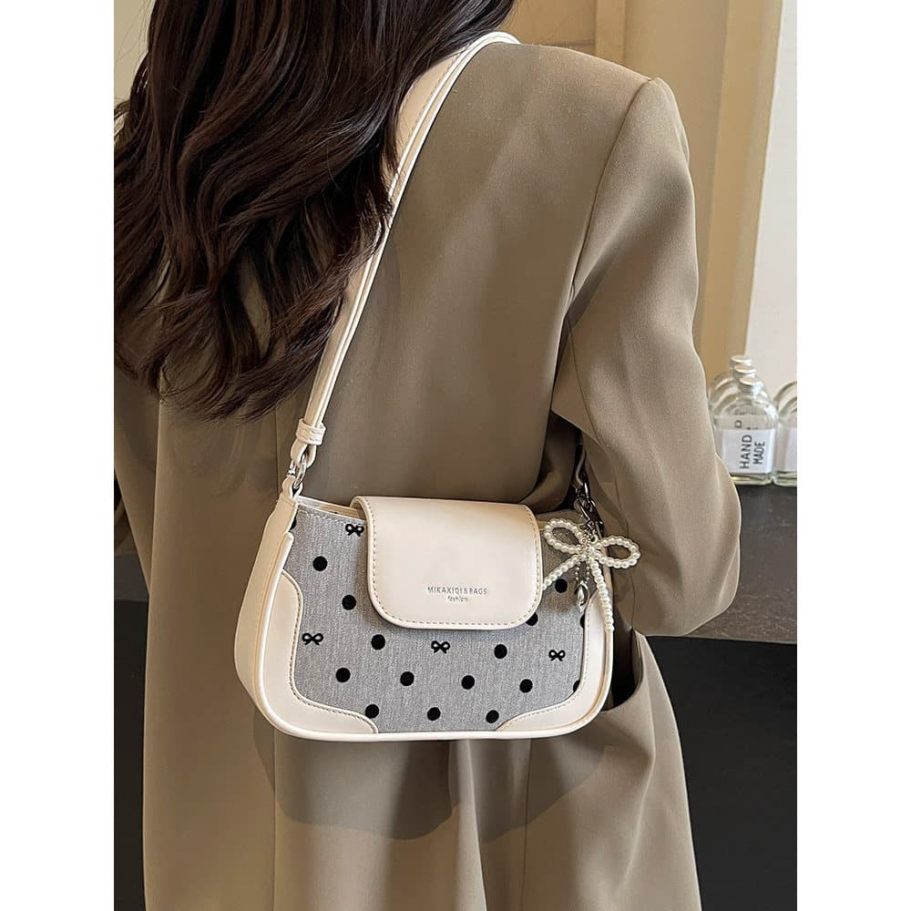 Saco de axilas feminino primavera verão 2026 novo estilo moda nicho Design de um ombro saco do mensageiro High-End senho