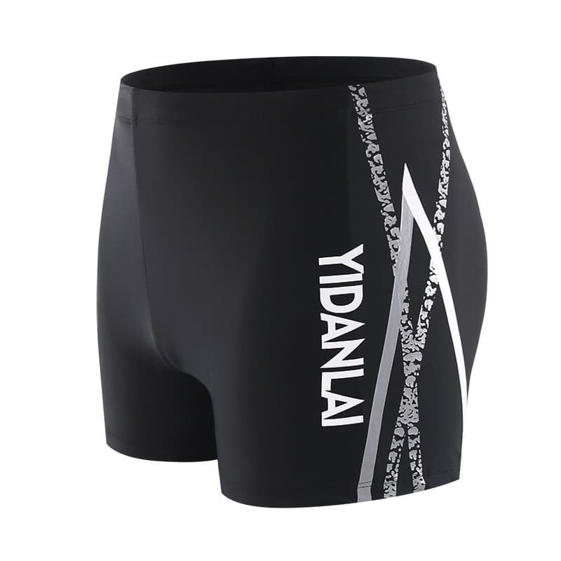 Calções de banho masculinos Boxer Anti-constrangimento masculino solto de alta elasticidade esportes profissionais mais