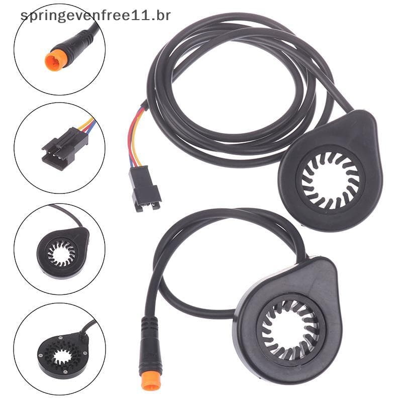 Primavera Bicicleta Elétrica 12 Magnético Duplo Hall Sensor Pedal De Assistência Para Ebike SM/Plugue À Prova Dwaterproo