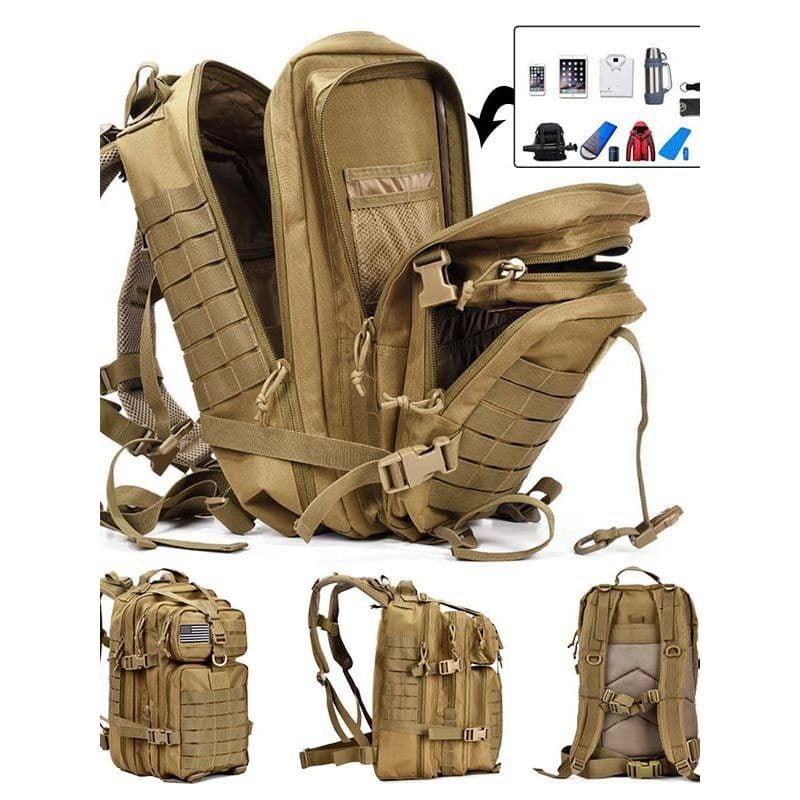 Nova mochila saco de viagem tático grande capacidade Oxford pano mochila masculina à prova dwaterproof água saco de esca