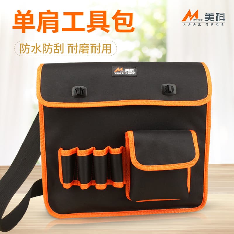 Bolsa para eletricista, bolsa de ferramentas de ombro, resistente à água, resistente ao desgaste, tamanho grande e peque