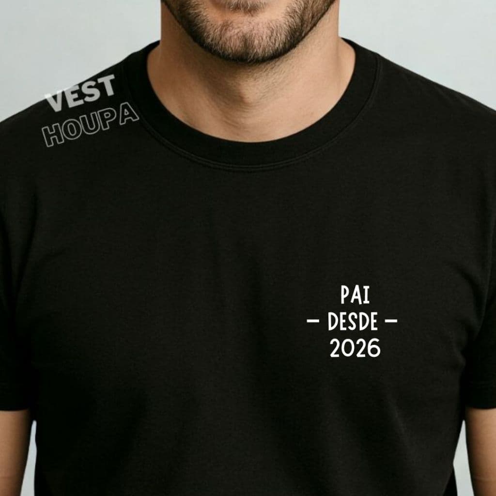 Camiseta Camisa Família Dia Dos Pais Pai Desde ESCOLHA O ANO