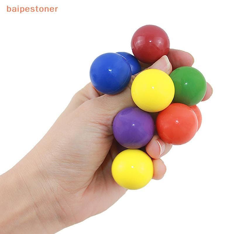 [baipestoner] Colorido Alívio Do Estresse Crianças Ansiedade Anti-Stress Sensorial Para Adultos Espremer Bolas De Brinqu