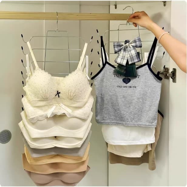 Armazenamento de roupa interior ferramenta útil sutiã estilingue cabide dedicado pendurado calcinha meias esportes colet