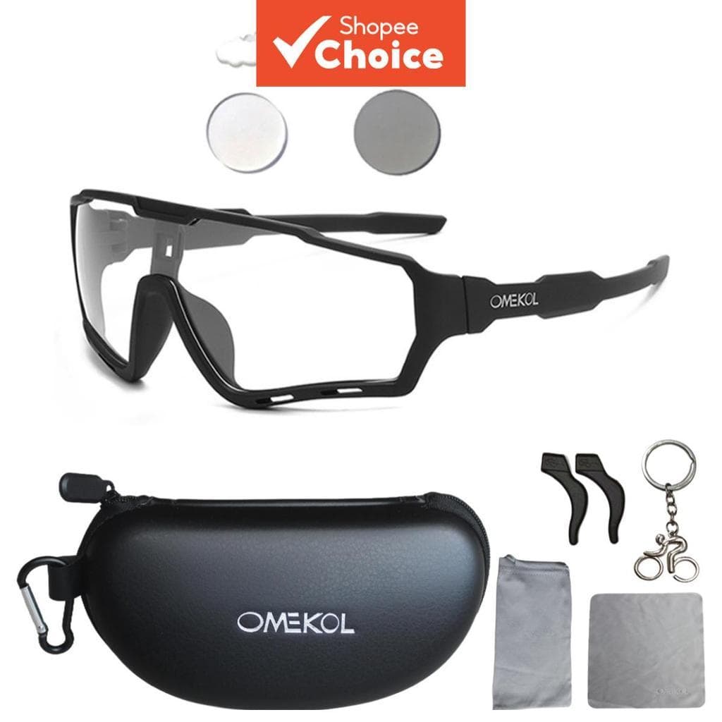 Omekol Óculos De Sol Fotocromáticos Para Homens E Mulheres , Esportes Ao Ar Livre , Pesca , Ciclismo , Corrida , Direção
