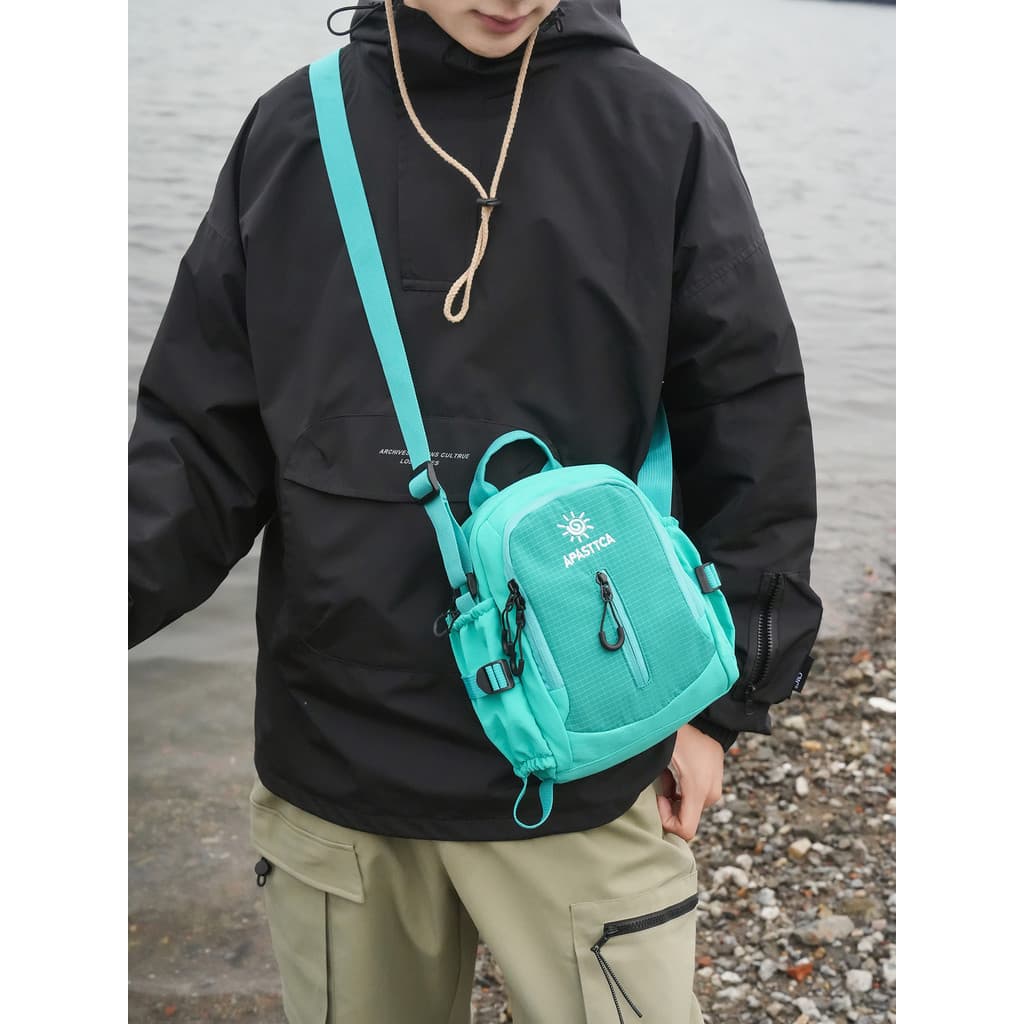Estilo funcional ao ar livre lazer saco do mensageiro série montanha dos homens à prova dwaterproof água bolsa de ombro