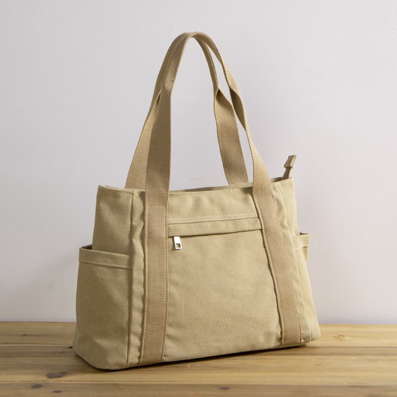 2025 novo estilo bolsa de lona de grande capacidade bolsa feminina bolsa de ombro Casual Retro sacola simples bolsa High