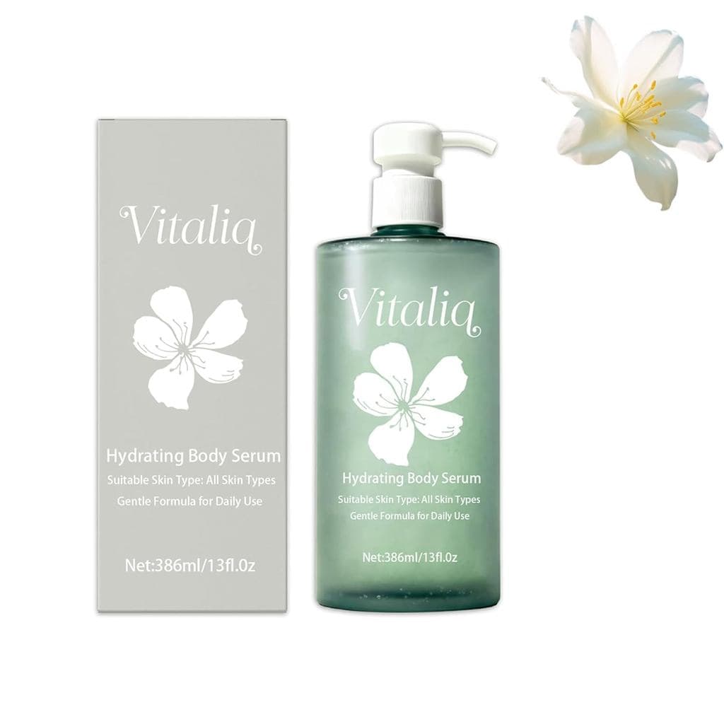VitaliqHaHydratingBodySerum, Hidratante Corporal com Ácido Hialurônico, Cuidado Corporal Leve e de Rápida Absorção para