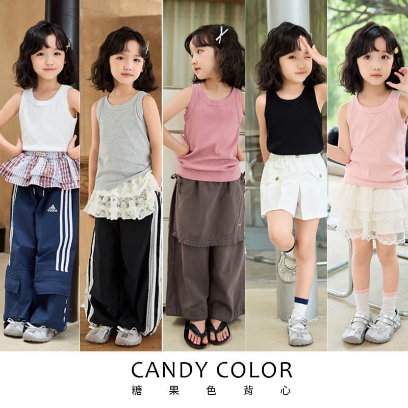 Roupas infantis colete infantil 2026 verão meninos obstáculos sem mangas colete de algodão puro meninas bebê verão exter