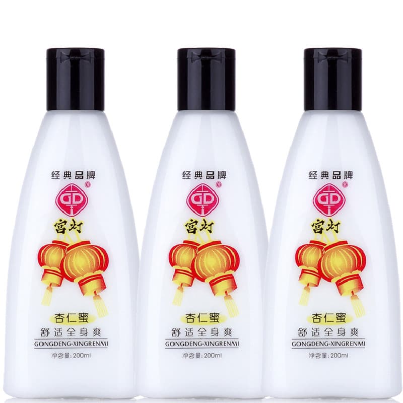 Palace Lantern Amêndoa Mel 200ml * 3 Frascos Hidratante Hidratante Loção Corporal Loção Corporal Loção Corporal Co