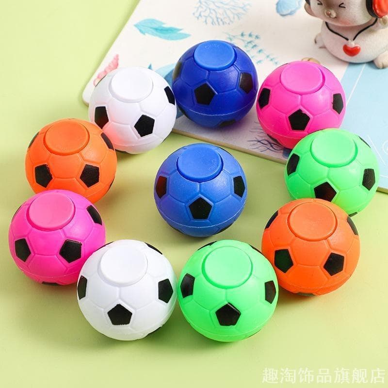 Futebol Fidget Spinner pequenos presentes criativo descompressão dedo rotativo ornamentos infantis ventilação de descomp
