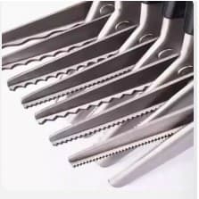 Tesoura de renda ondulada, corte de alfaiate, tecido de corte de papel, artesanal, faça você mesmo, tesoura, dentes de c