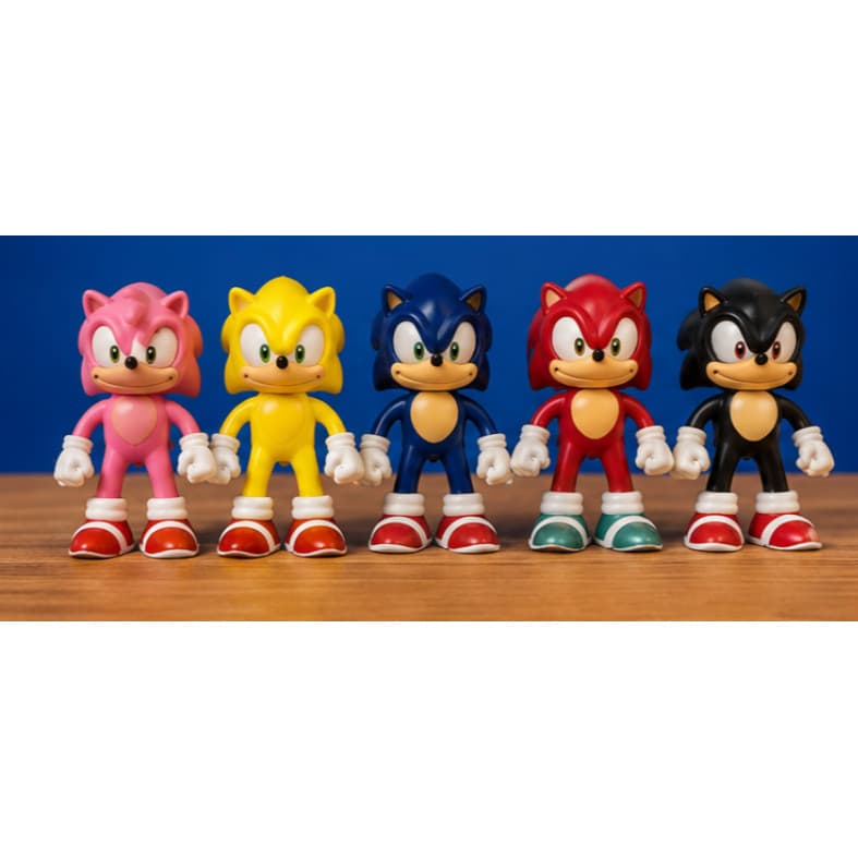 Kit 5 Personagens Sonic | Bonecos Decorativos e Colecionáveis