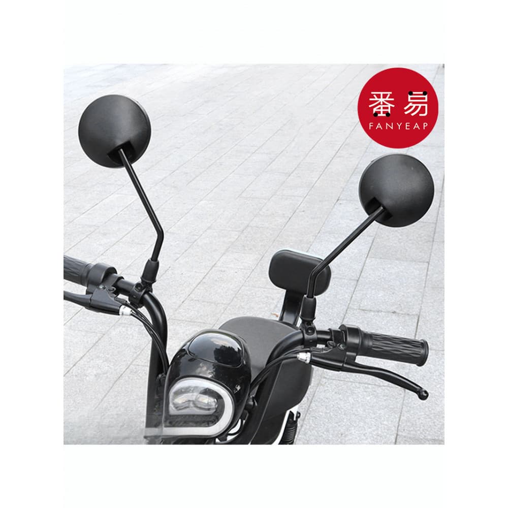 Espelho retrovisor/bicicleta A1pq801-veículo elétrico espelho redondo espelho retrovisor simples bateria carro espelho r