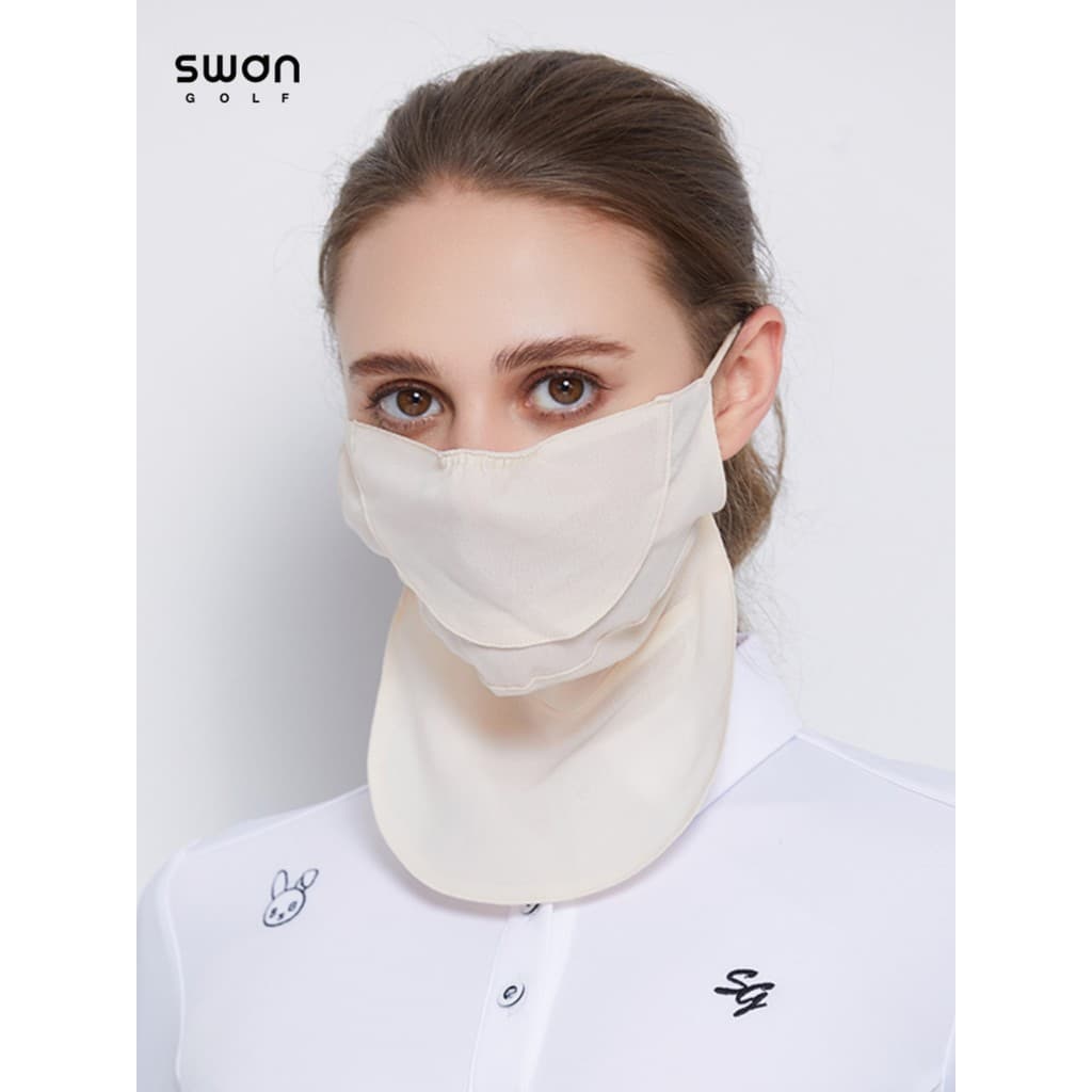 Máscara facial de golfe verão protetor solar máscara feminina respirável máscara facial proteção do pescoço Anti-ultravi