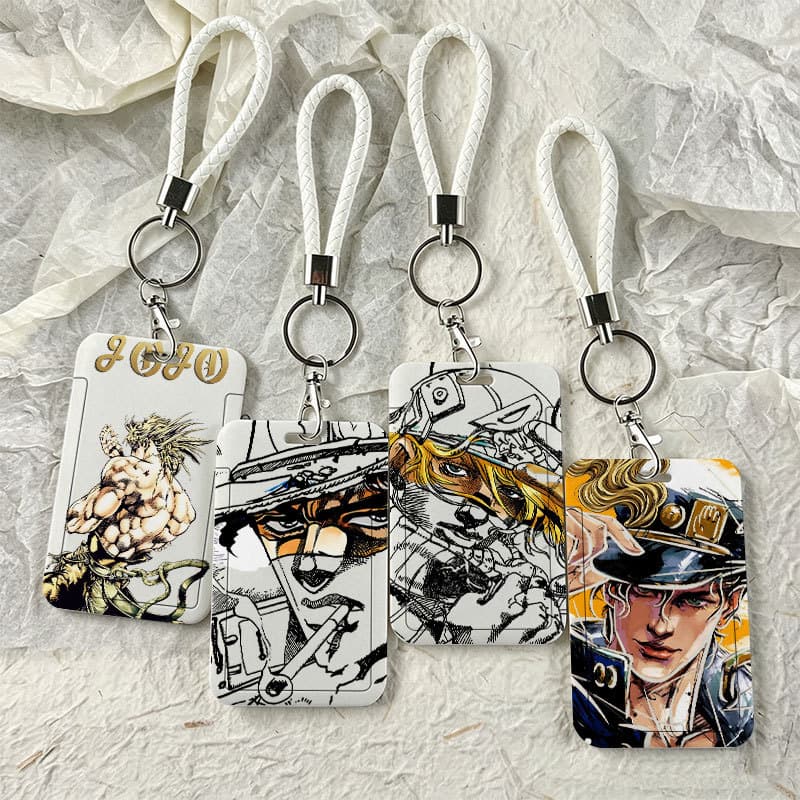 Porta-Cartões JoJo's Bizarre Adventure Kujo Jotaro , Protetor De Identificação De Estudante De Anime Legal Para Cartão D
