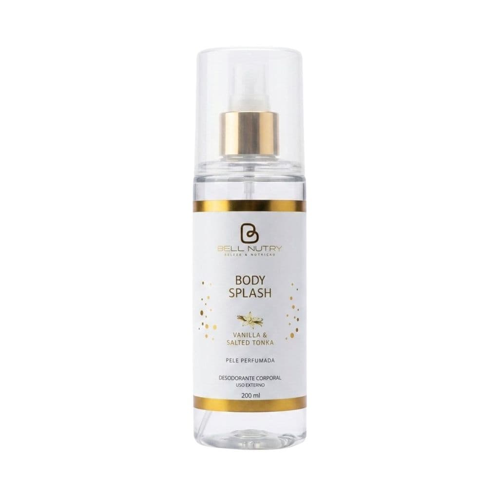 Body Splash Vanilla & Salted Tonka BellNutry – Aroma Doce Sofisticado Alta Fixação