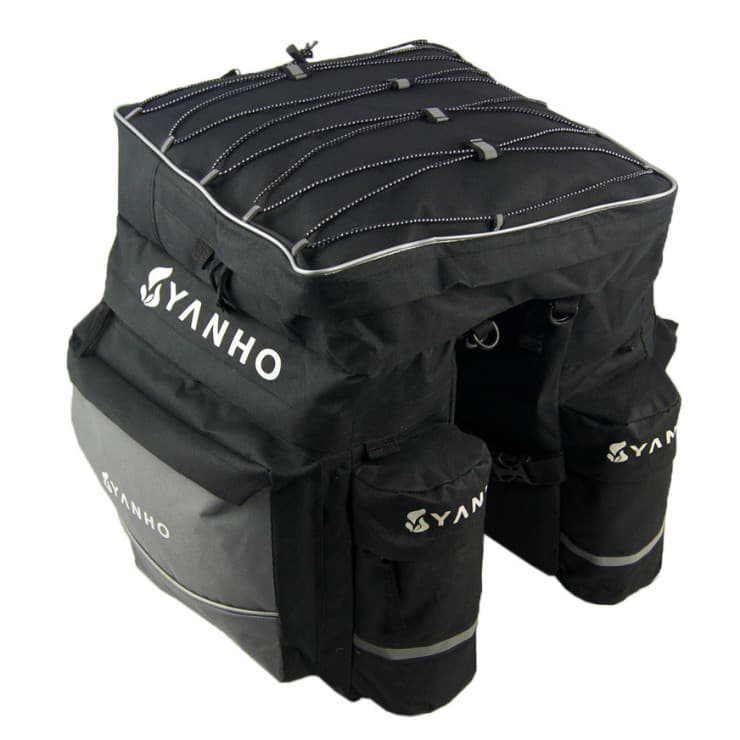 Bolsa Piggy para bicicleta, bolsa de ciclismo de grande capacidade, prateleira traseira, assento traseiro, bolsa traseir