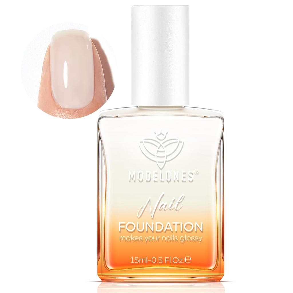 modelones Fortalecedor de Unhas, Esmalte Branco Leitoso para Reparação de Unhas Danificadas, Endurecedor de Unhas de Sec