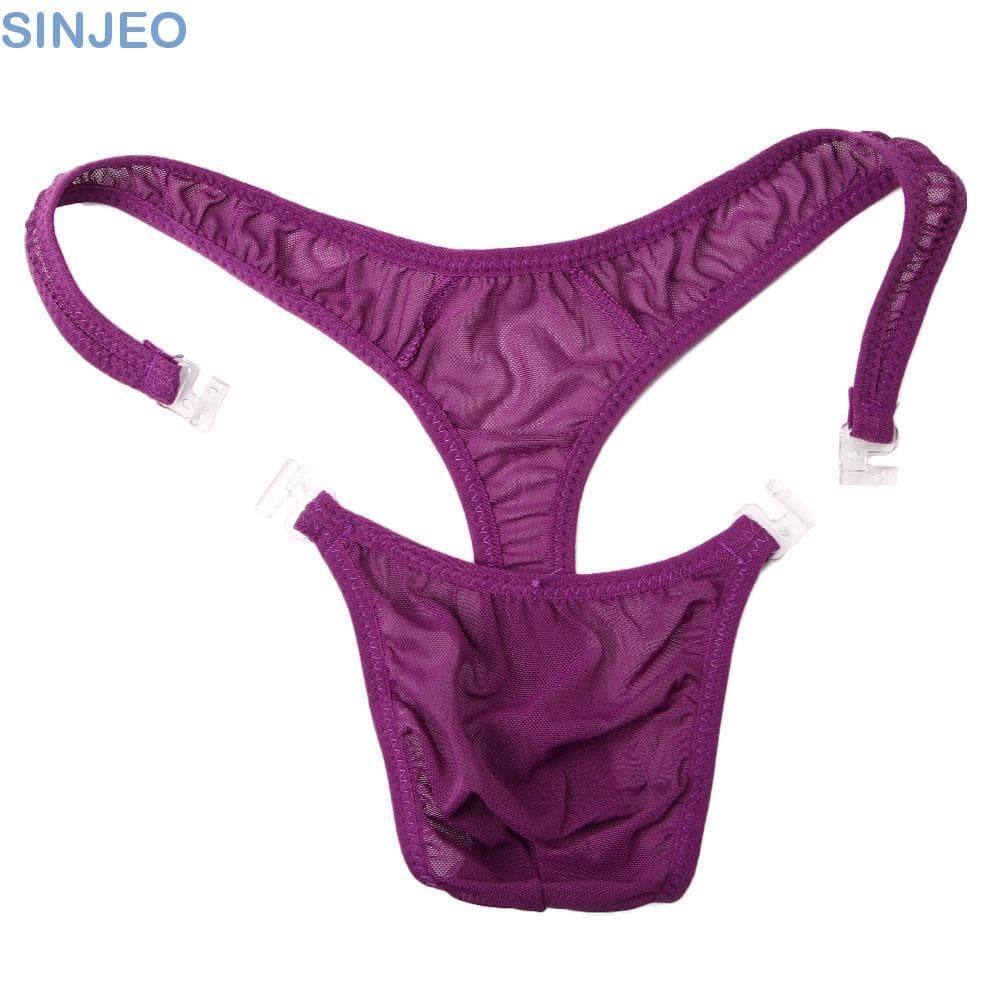 SINJEO Cuecas Moda Tanga Cueca Respire Fio Dental