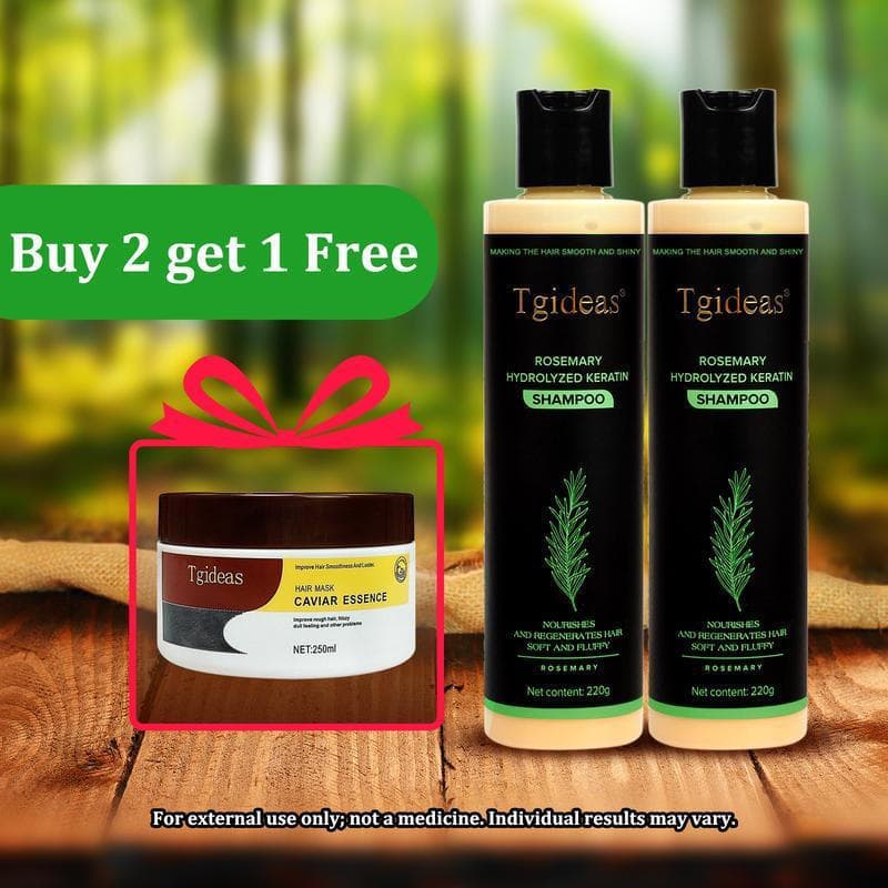 [ShopkFriday] Compre dois, ganhe um de brinde! Shampoo de Alecrim Tgideas + Máscara Capilar de Caviar - Promove o cresci