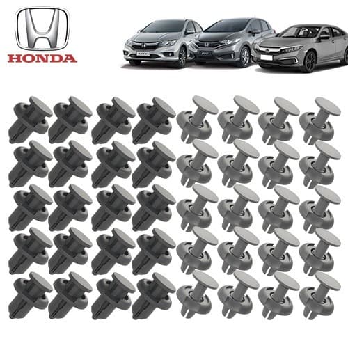Kit Grampo Presilha Parachoque Parabarro HONDA Civic City Fit Crv