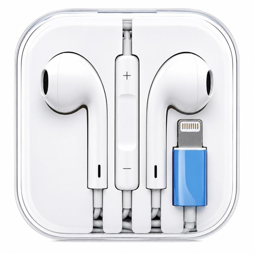 Fone de Ouvido com Fio e Microfone Compatível com os iPhones 6 7 8 X XR 11 12 13 e 14 Pro Max