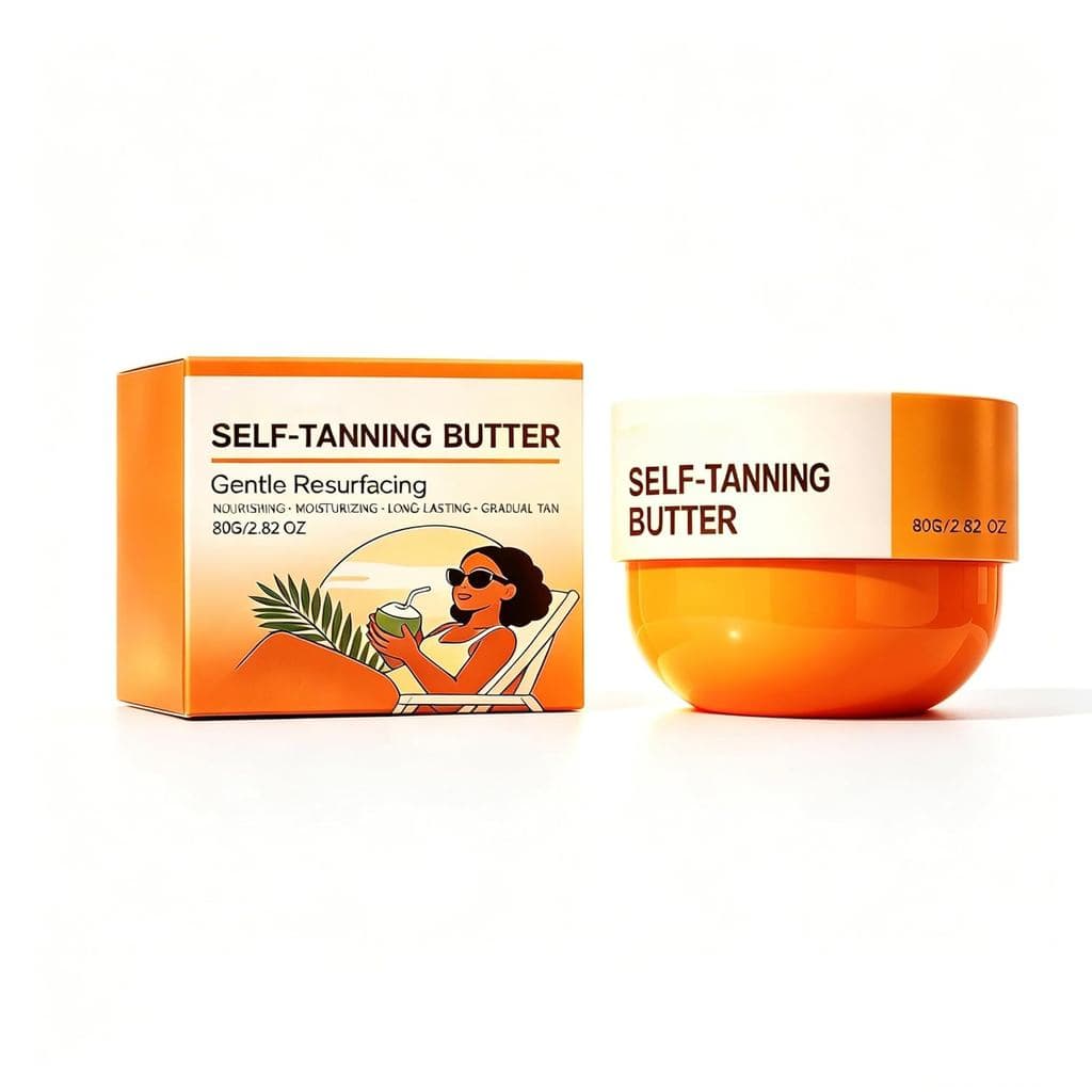 Manteiga Bronzeadora – Manteiga para Bronzeamento Gradual com Cuidados Ativos para a Pele – Sem Tons Alaranjados – 2.82f