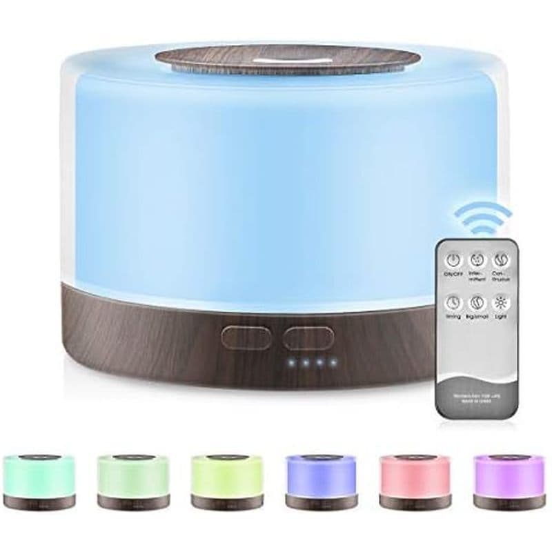 Umidificador Ultrassônico Aroma Cool Mist A555Water Modo De Névoa Ajustável AWater_auto Desligamento E Controle Remoto C