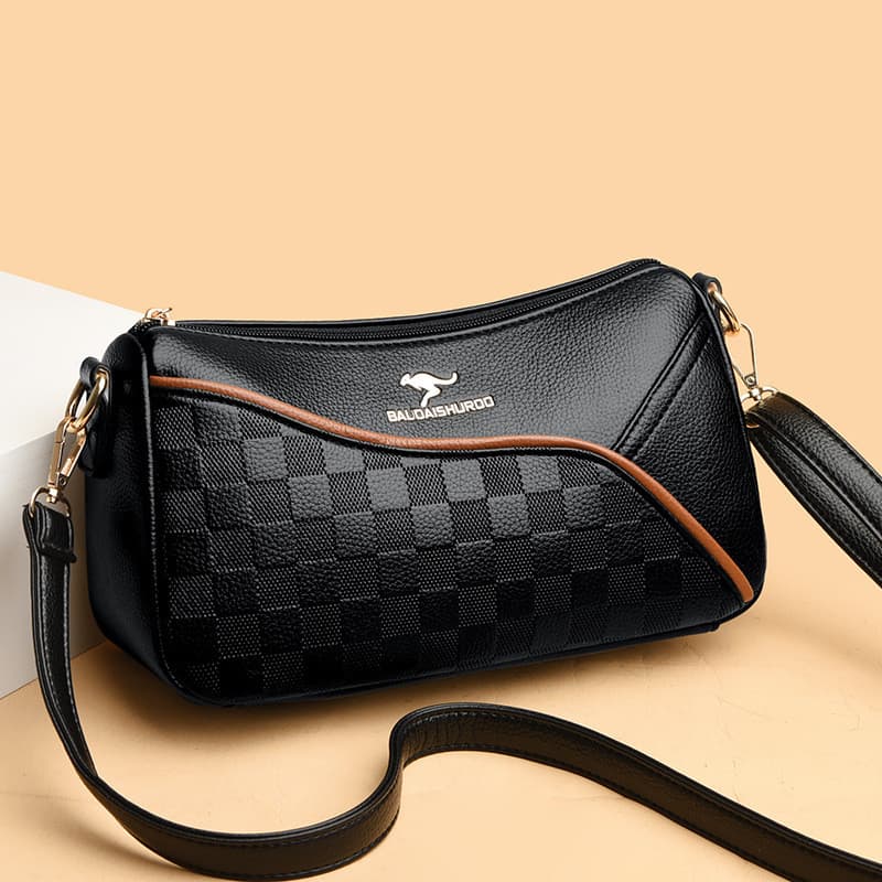 Bolsa feminina de couro genuíno genuíno diamante bolsa pequena bolsa mensageiro 2026 novo estilo bolsa de bolinho bolsa