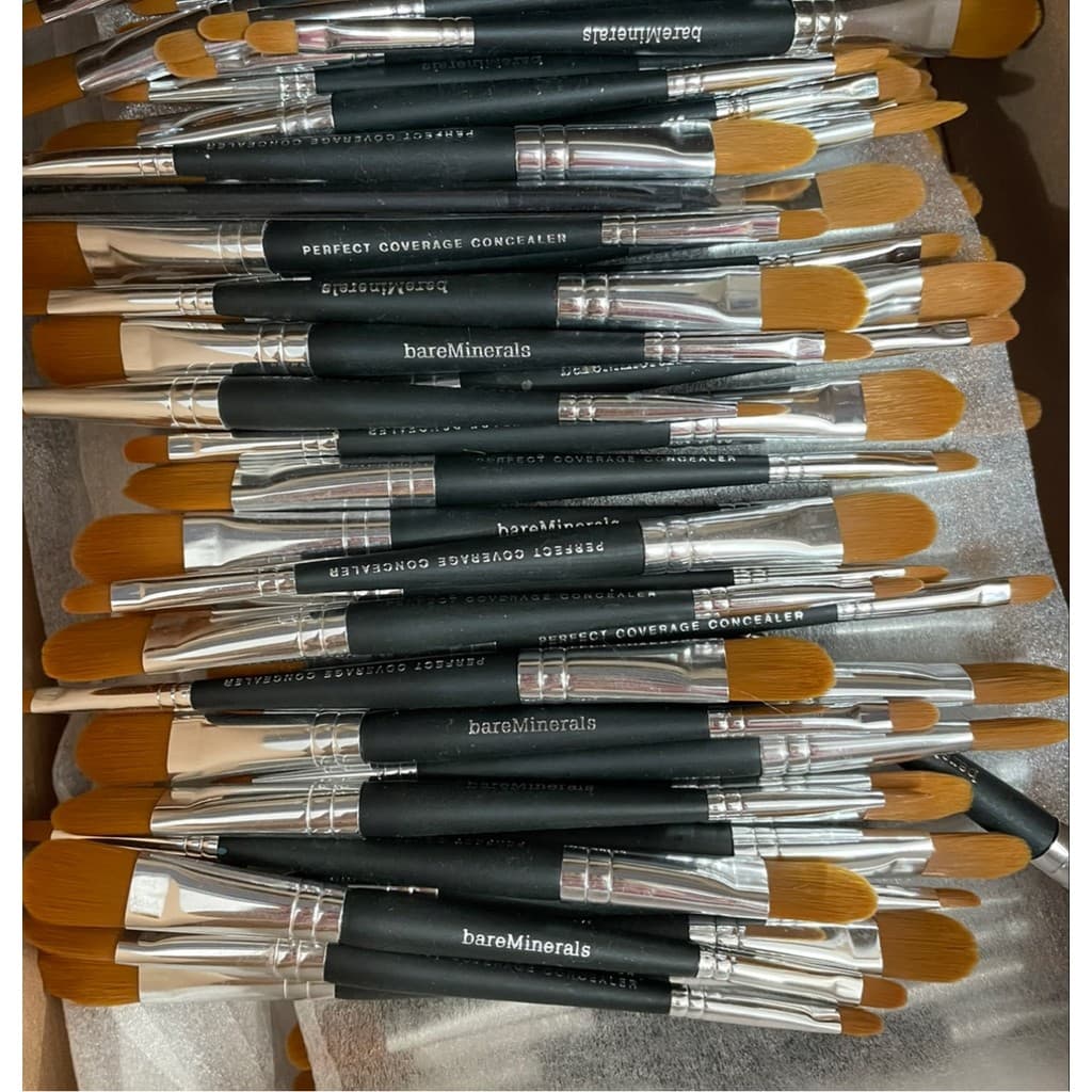 Beiming Pincel corretivo ultrafino de duas cabeças, olheiras, sulco de rasgo, linhas nasolabiais, leve, fino, sem marcaç