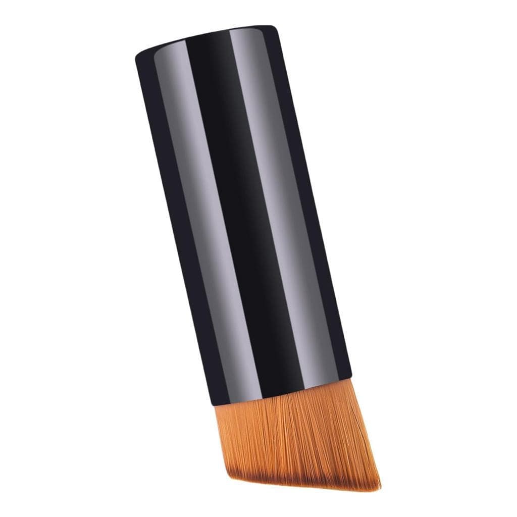 Pincel de maquiagem angular, pincel de maquiagem redondo, pincel facial, pincel de maquiagem, pincel iluminador feminino