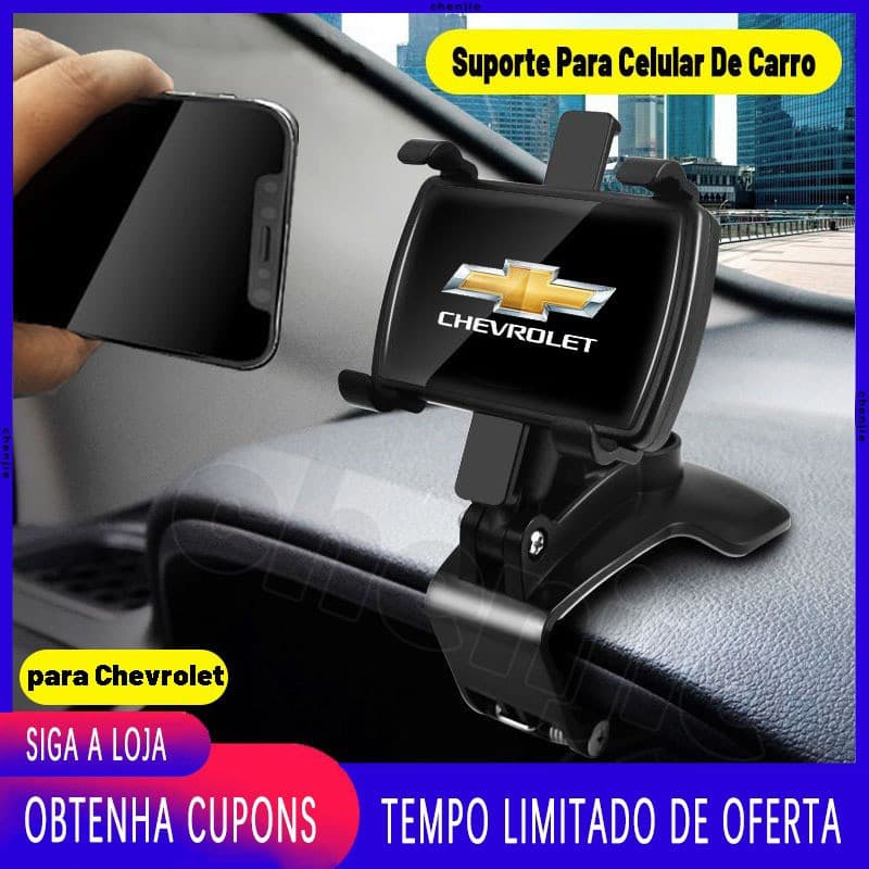 [Promoção] Suporte Multifuncional para Telefone de Carro Chevrolet, Suporte Elegante para Telefone de Carro IL9S