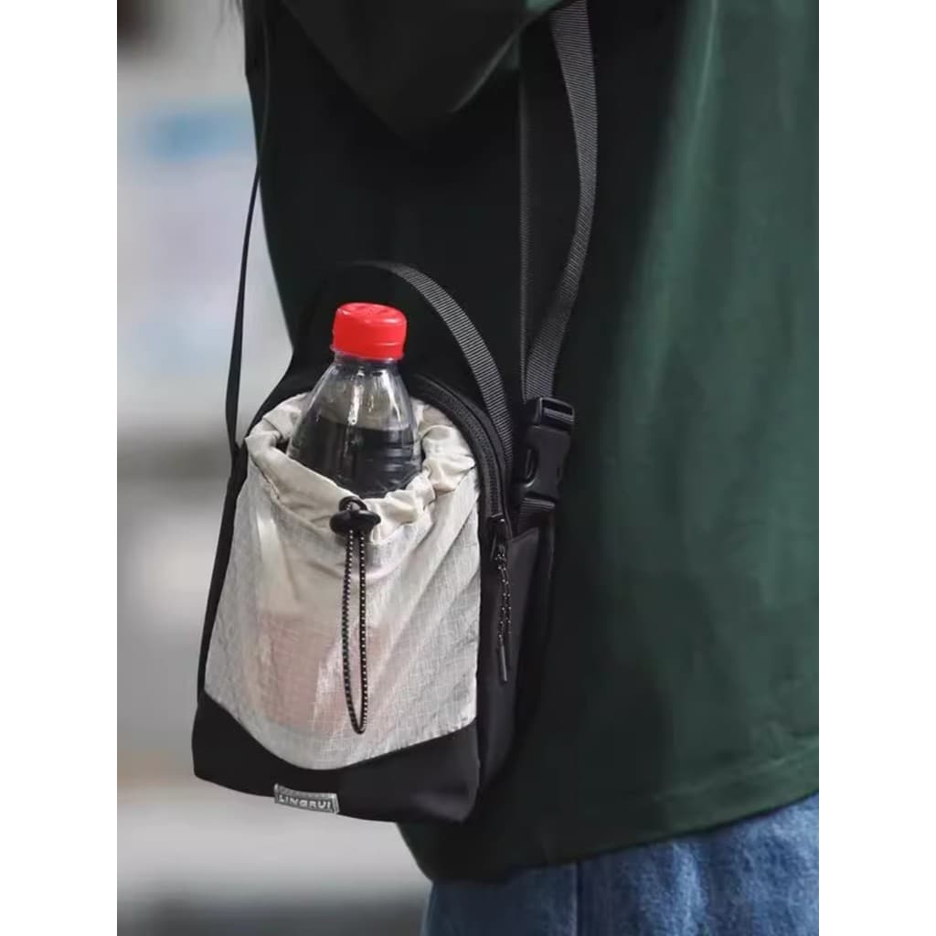 Bolsa mensageiro estilo acampamento de Nylon Oxford pano leve mochila pequena feminina multifuncional bolsa para celular