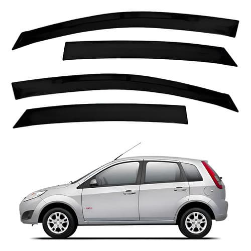 Calha De Chuva Fumê Fiesta Sedan Amazon 03 A 13 4 Portas
