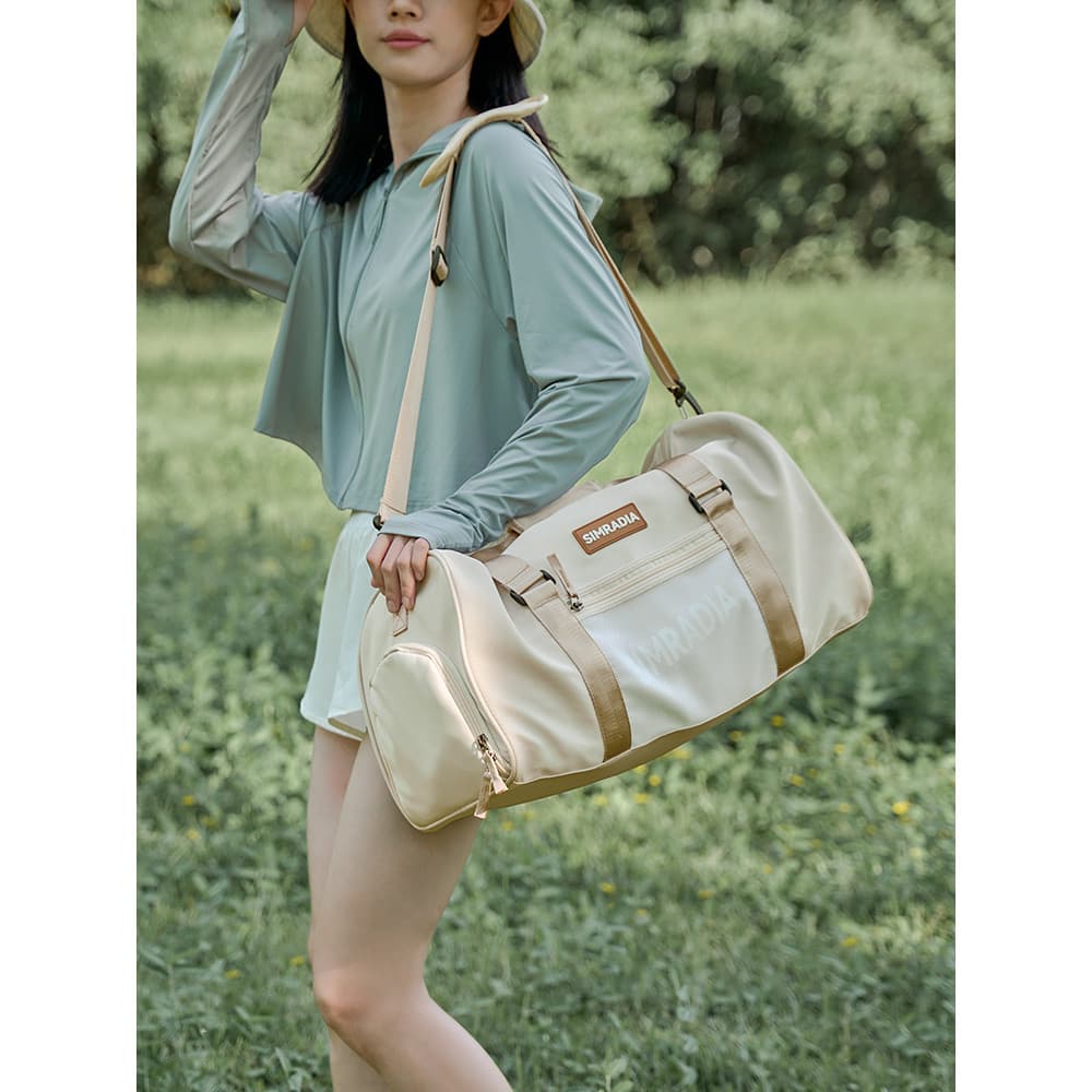 Bolsa de viagem de curta distância para mulheres, bolsa esportiva para academia, leve, portátil, grande capacidade, 2026