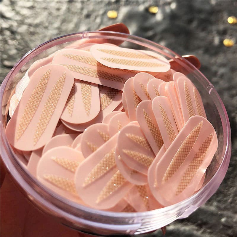 Adesivo de pálpebra invisível Natural de malha de renda, leve, respirável, sem costura, 150 vezes, crescente, ampliado,