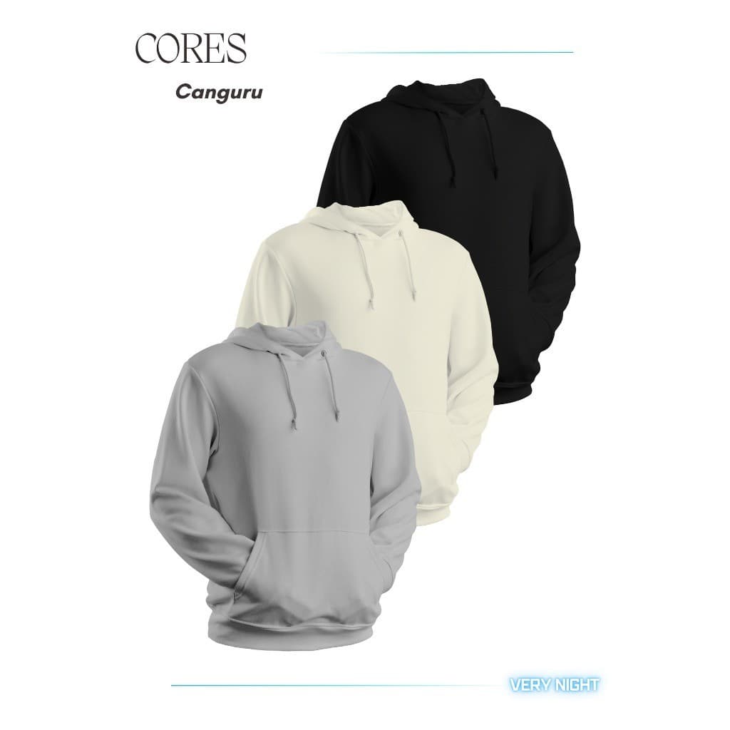Moletom Masculino Com Ou Sem Capuz Bolso Canguru Liso Unissex Blusa Feminina Inverno sofisticado