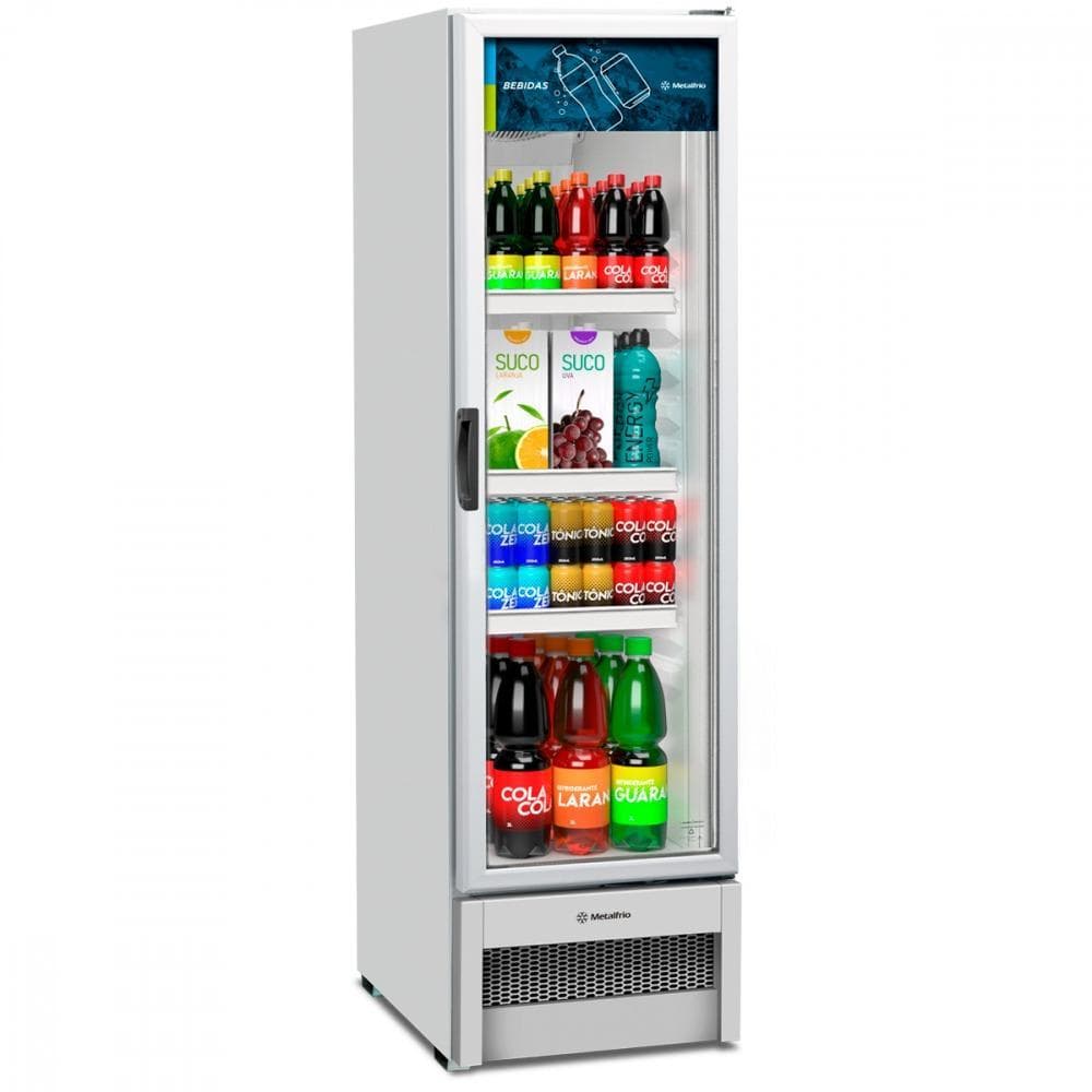 Expositor Refrigerado de Bebidas Metalfrio 326 Litros VB28RB Branco - 220V