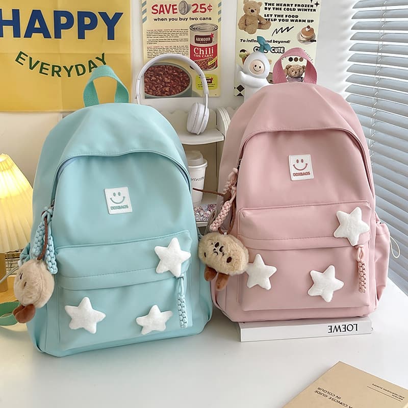 Crianças mochila meninas primeiro a terceira série passeio mochila de viagem aconselhamento classe Cram saco escolar par