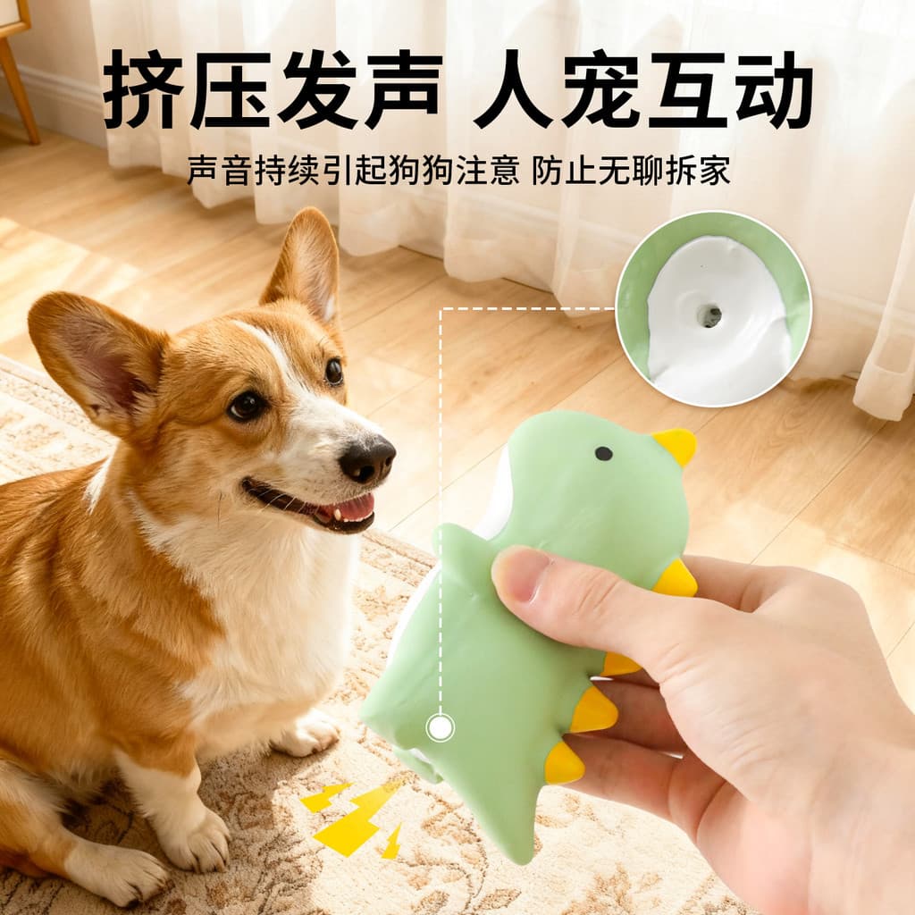 Brinquedo de látex para animais de estimação ensacado som resistente à mordida brinquedo para cães treinamento interativ