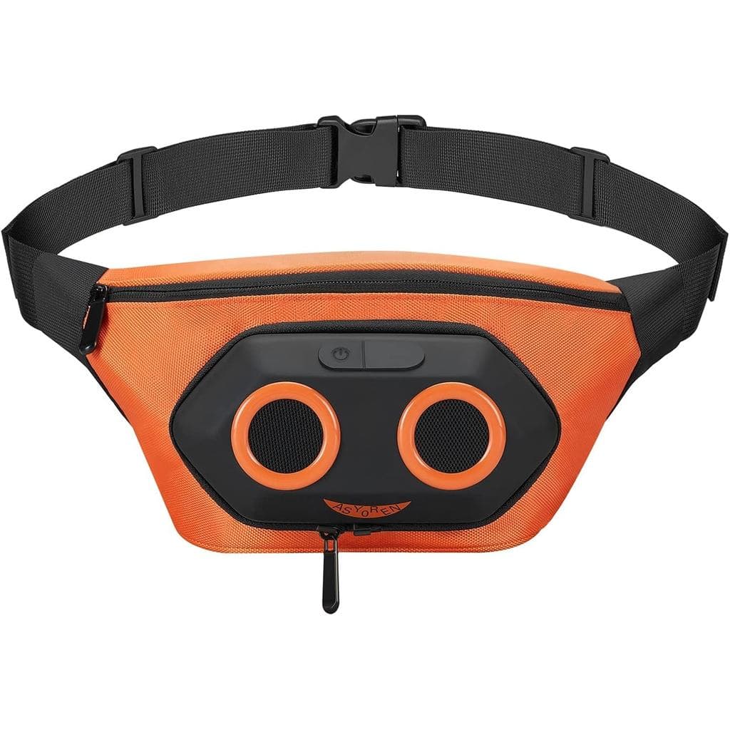 Bolsa de Cintura com Alto-Falante Bluetooth, Alto-Falantes Bluetooth Portáteis Asyoren, Volume Mais Alto de 10W, Som Est
