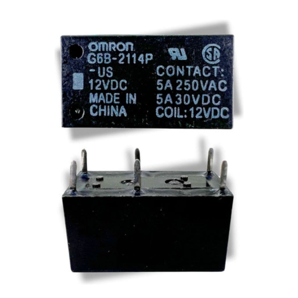 Relé Omron G6B-1114P 24VDC 5A 4 Pinos 1NA SPST PCB Placa Eletrônica Comando Automação Industrial Reposição Máquinas