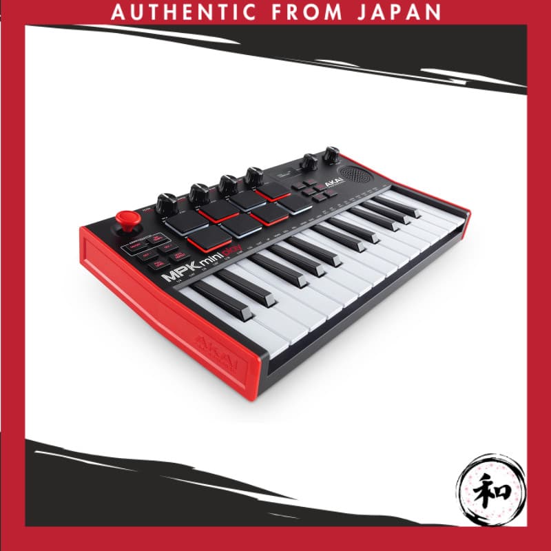 AKAI Professional controlador MIDI teclado 25 teclas com alto-falante e sons internos, teclado sensível à velocidade,