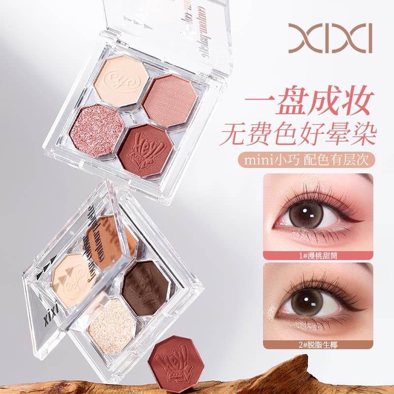 Genuíno xixi inspiração sombra de quatro cores fosco diamante piscando perolado All-Match Commuter baixa saturação leite