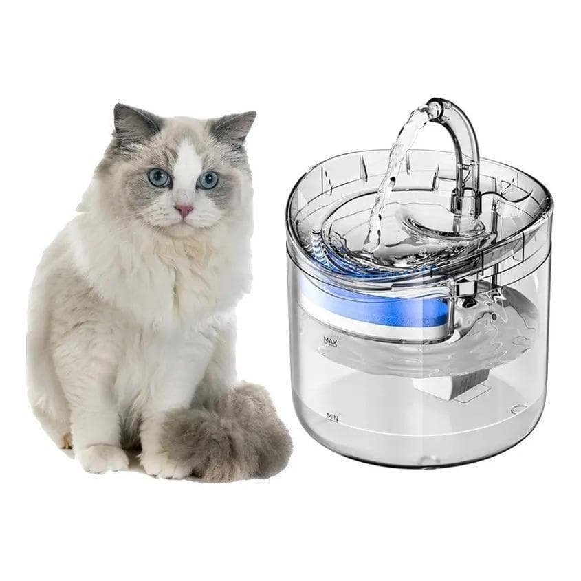 Fonte de agua automatica 2L para gatos e caes , agua em circulacao,facil de limpar