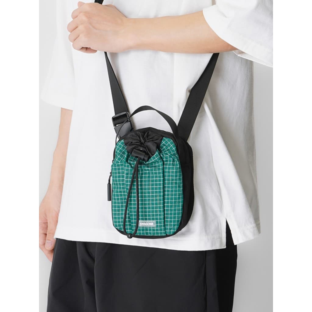 Bolsa mensageiro masculina lazer ao ar livre cordão bolso All-Match leve bolsa de ombro feminina ferramentas exclusivas