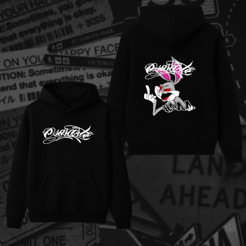Moletom Blusa de Frio Osascorte 244 Coelho Grau Empinando Agasalho