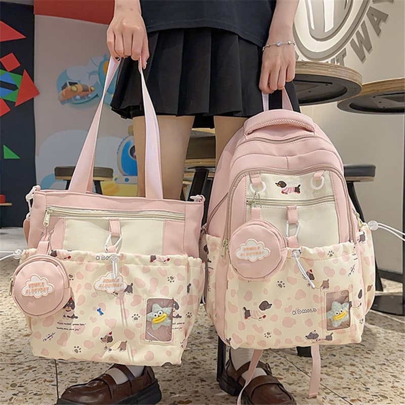Crianças mochila feminina estudantes do ensino médio 2025 novo estilo mochila terceira a sexta série estudantes do ensin